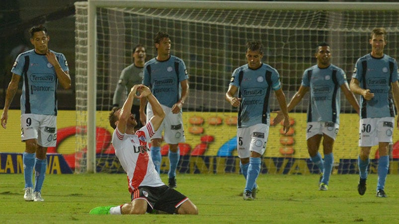 Domingo descontó para River ante Belgrano. Foto: Lucio Casalla / ElDoce.tv.