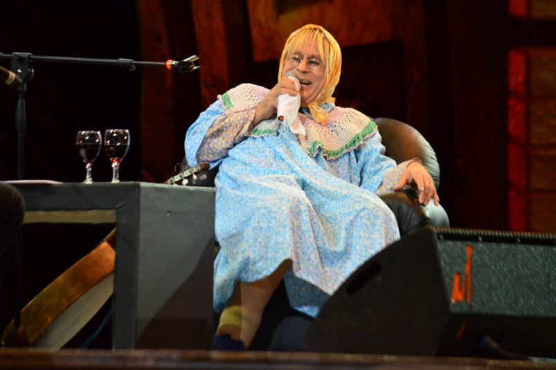 Doña Jovita en el cierre de Cosquín 2017. Foto: Francesco Trombetta / ElDoce.tv.