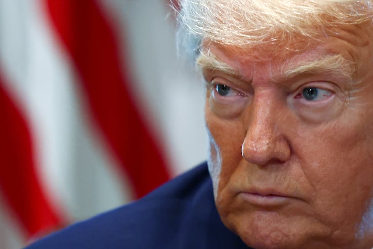 Donald Trump en sus primeros cien días de gobierno.