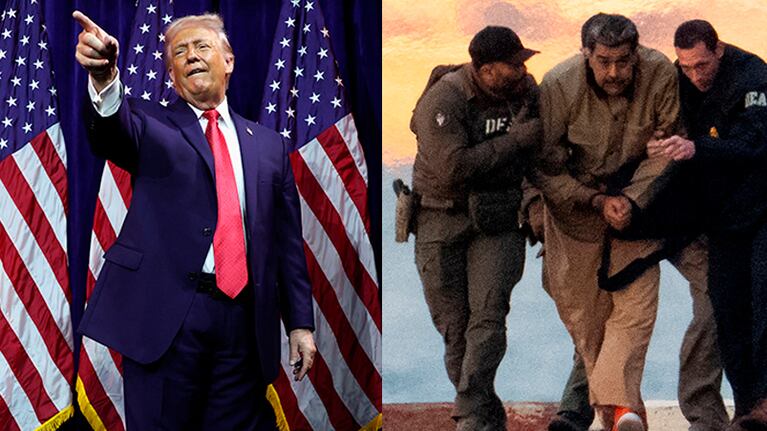 Donald Trump se refirió a la detención de Maduro.
