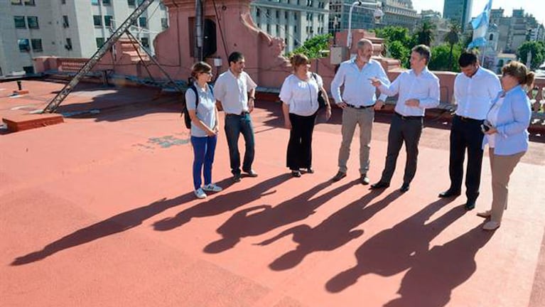 Donde hasta funcionó el helipuerto, ahora planifican la huerta.