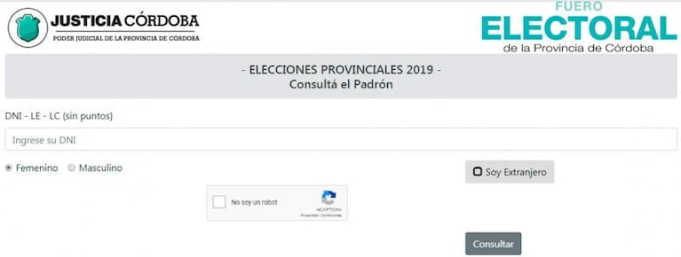 ¿Dónde voto? Consultá el padrón