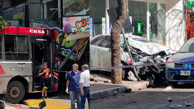 Dos accidentes graves que ocurrieron con diferencia de tres cuadras.