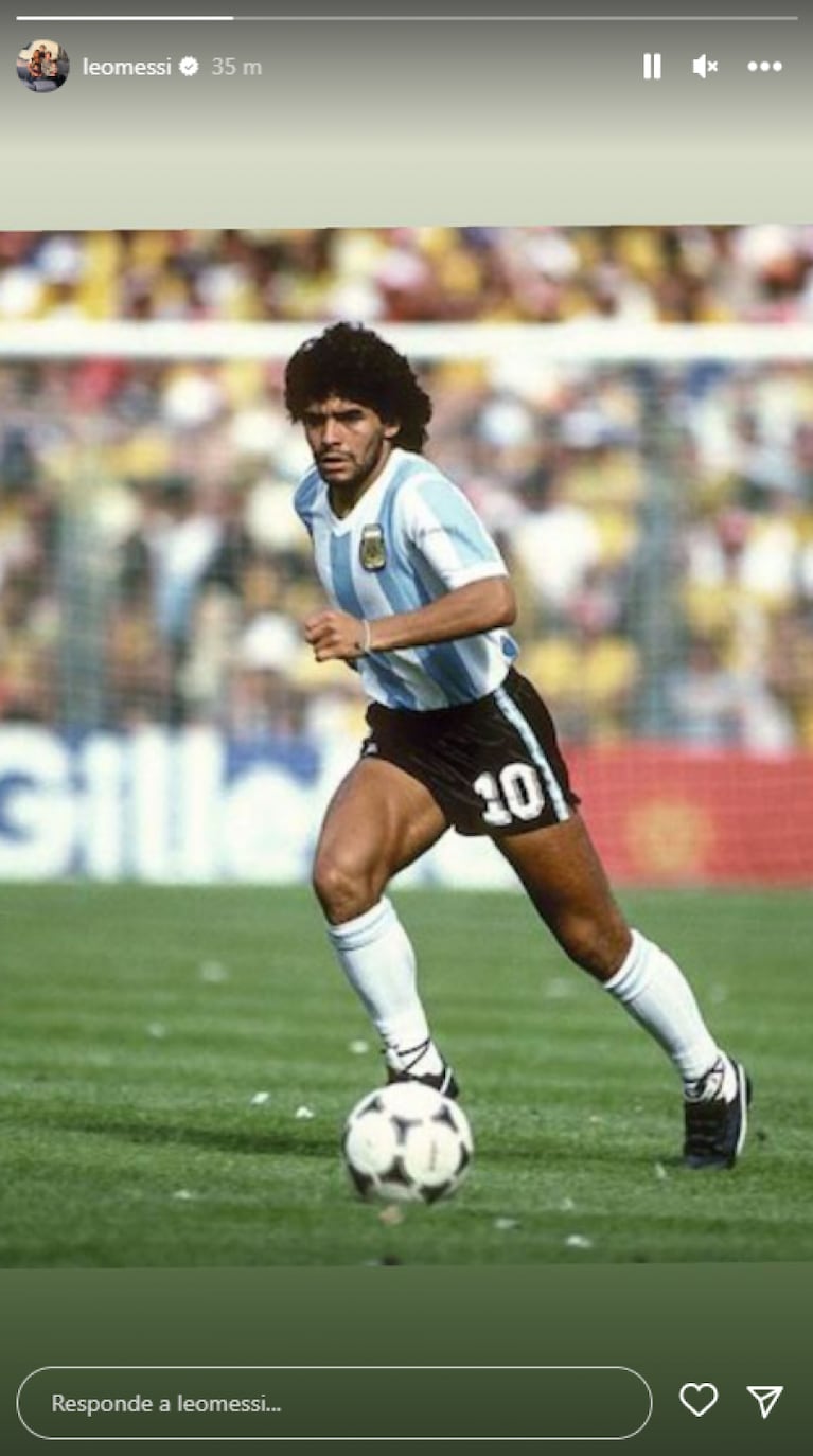 Dos años sin Maradona: el posteo que le dedicó Messi y el deseo de Scaloni