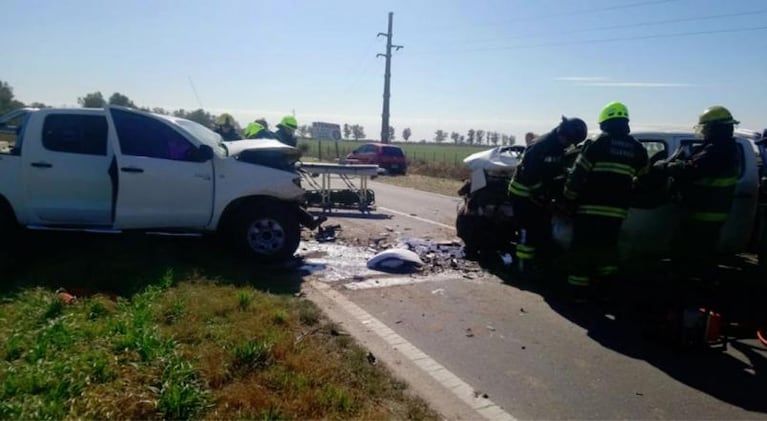 Dos camionetas chocaron en Villa María: un hombre murió