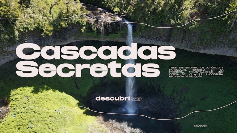 Dos cascadas y un espectáculo natural: el paraíso escondido de Neuquén
