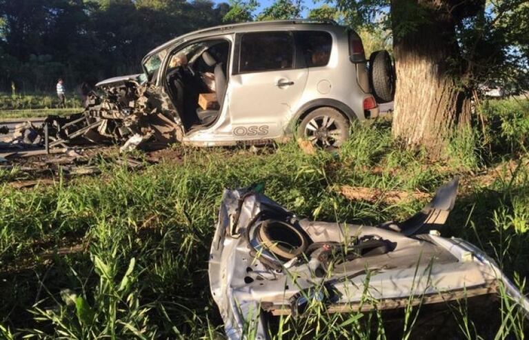 Dos choques dejaron tres heridos y vehículos destruidos