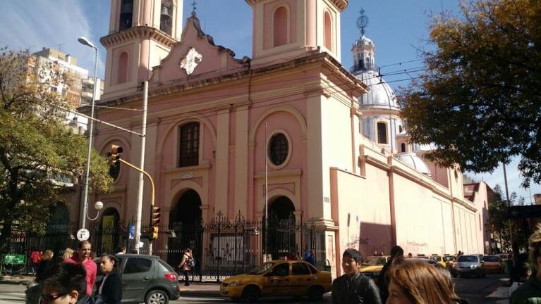 Dos detenidos por pintadas en la Iglesia Santo Domingo