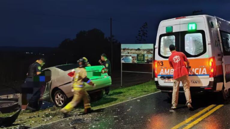 Dos hombres muertos en un accidente en Tanti: son las sextas víctimas del fin de semana