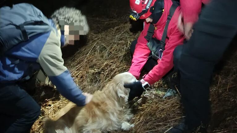 Dos hombres y dos perros fueron rescatados en el cerro Champaquí.