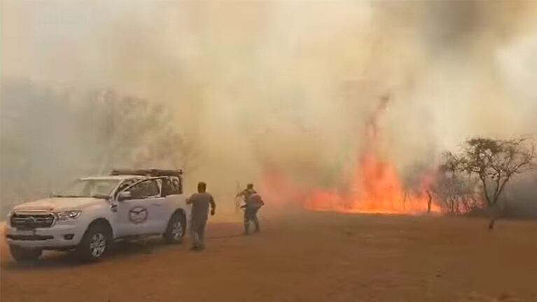 Dos incendios afectaron a la zona de Mina Clavero.