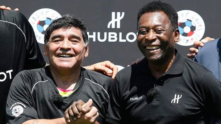Dos leyendas, juntos en un evento en 2016: luego se cruzaron en varias galas de la FIFA. / Foto: Getty