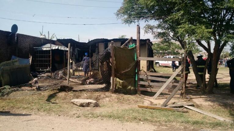 Dos nenas murieron en un incendio