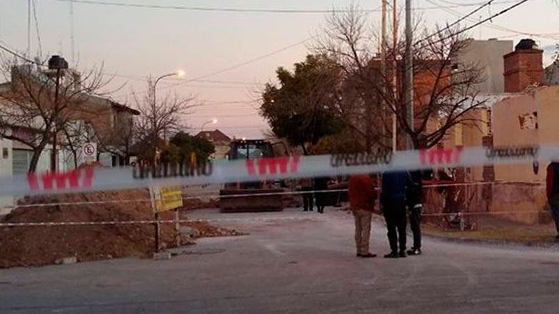 Dos trabajadores murieron en una obra de Villa Dolores.