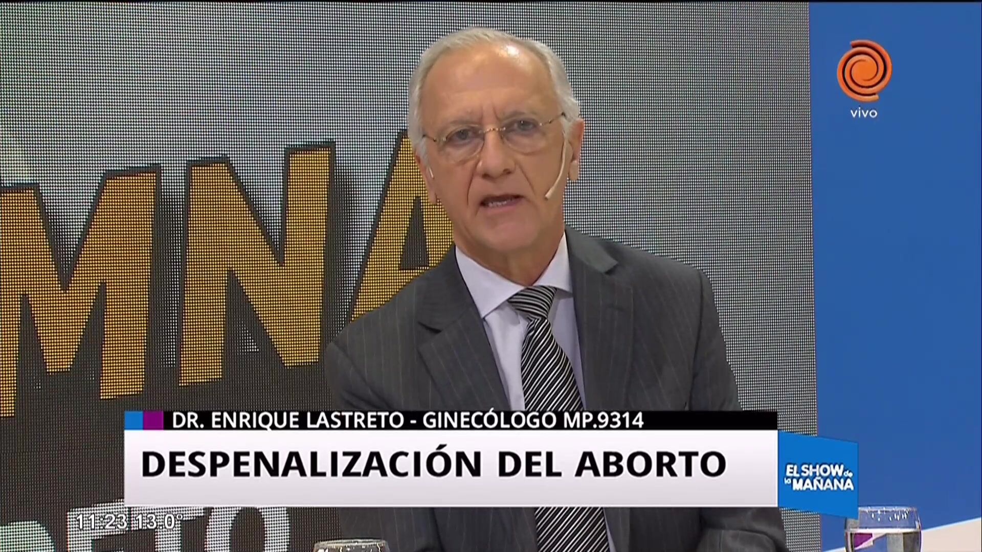 Dr. Lastreto: "Nadie está a favor del aborto"