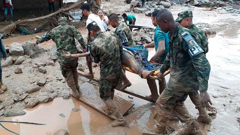Dramática situación en el sur del país. Foto: AFP