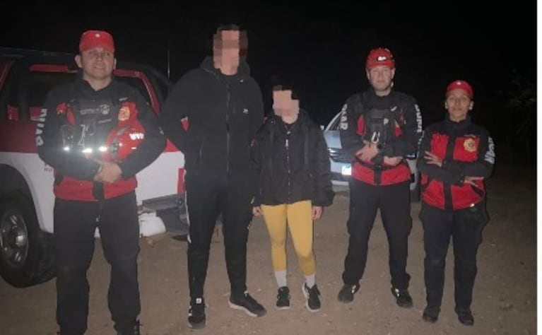 Dramático rescate en Altas Cumbres