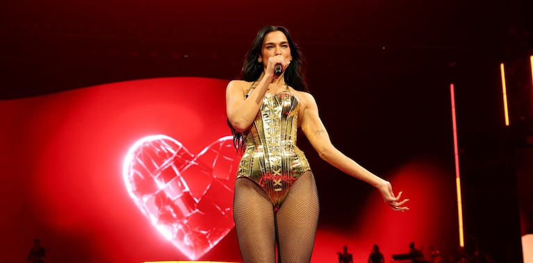 Dua Lipa en River (Imagen: AFP)