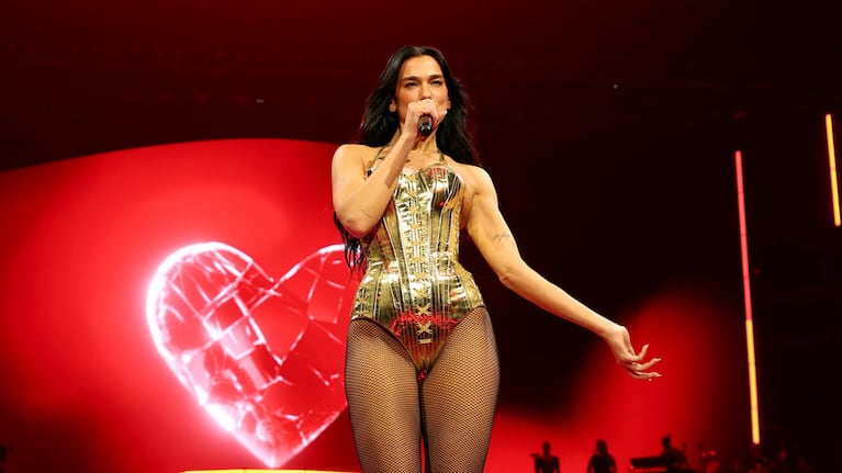 Dua Lipa en River (Imagen: AFP)