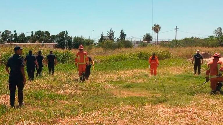 Durante ocho días se hicieron rastrillajes por la desaparición de la joven.