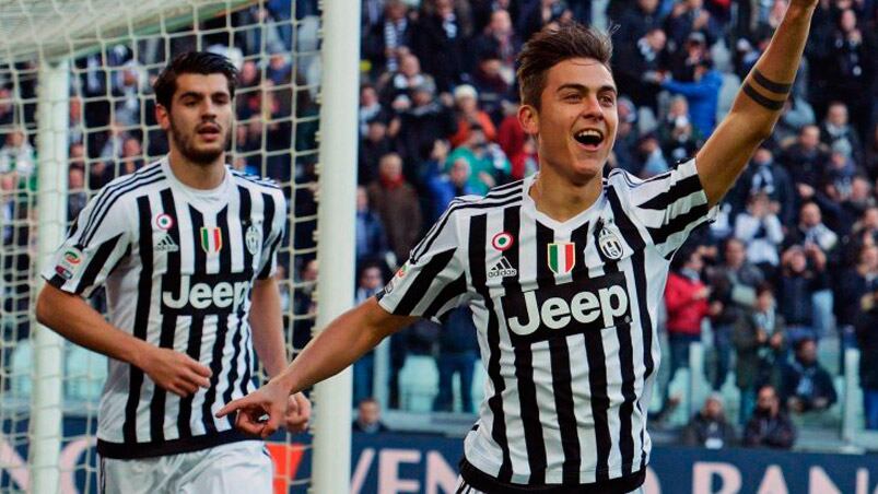 Dybala abrió el triunfo y fue la figura de la cancha. 