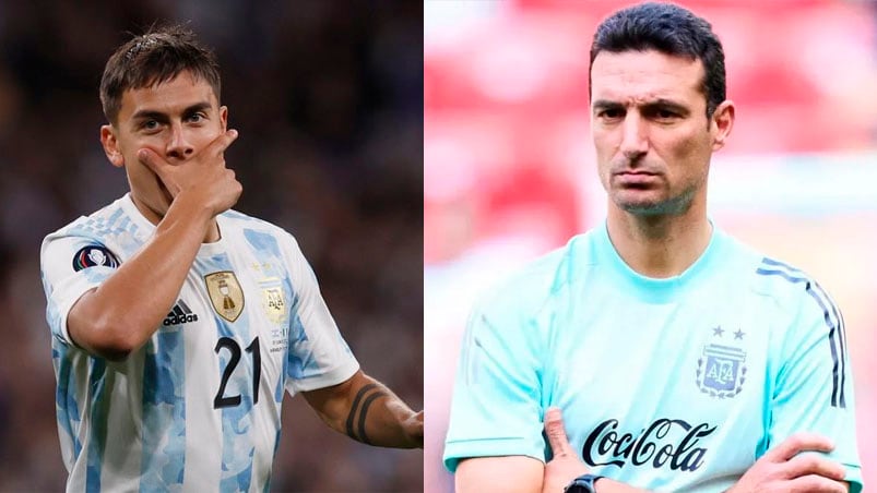 Dybala espera el llamado de Scaloni para Qatar.