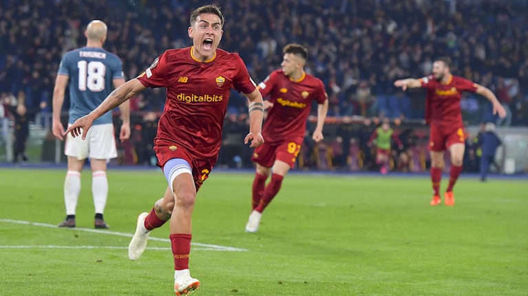 Dybala fue clave en la clasificación de la Roma a semifinales de la Europa League.