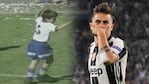 Dybala y sus festejos de gol, desde el 2004 al 2017.