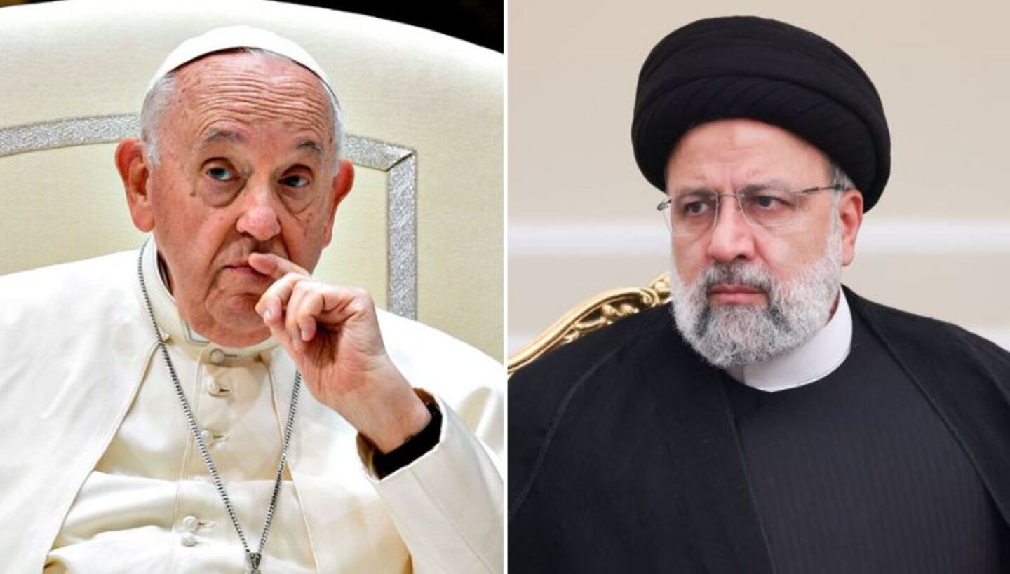 Ebrahim Raisi y el Papa Francisco