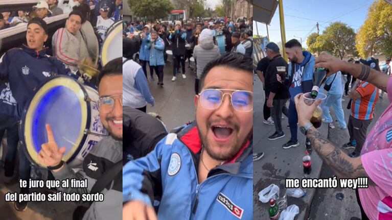 Eddie disfrutó de la cultura de cancha cordobesa.
