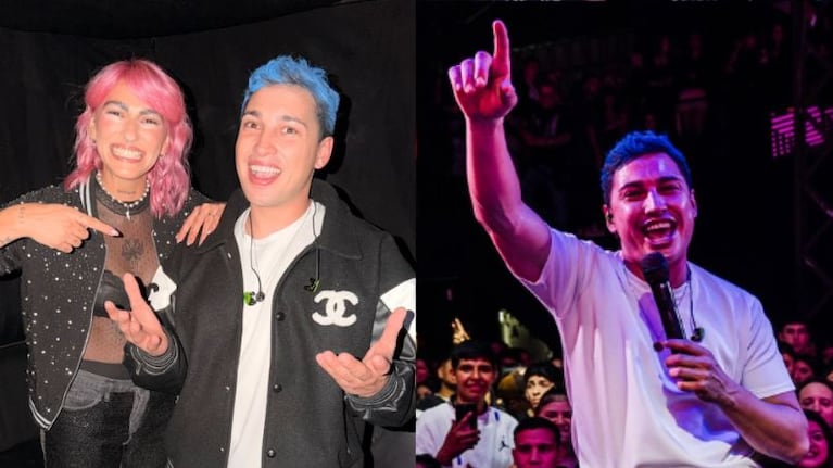 ede Herrera se tiñó el pelo de celeste para celebrar el título de Belgrano.