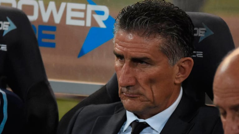 Edgardo Bauza, cuando vino a Córdoba con la Selección.