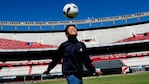 Efraín Delgado jugó en la cancha de River.