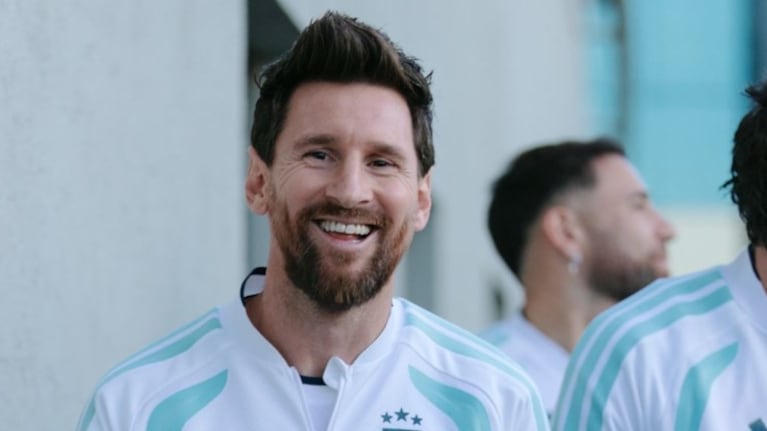 El 10 se sumó a la concentración de la Selección.