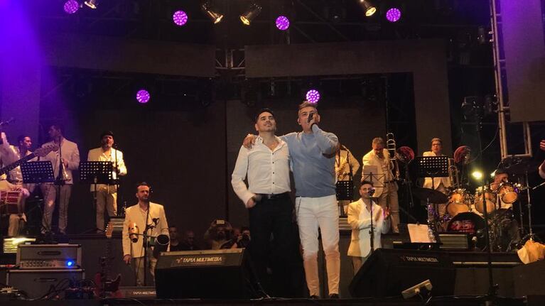 El abrazo esperado: Dani Guardia y la Pepa cantaron juntos tras 6 años.