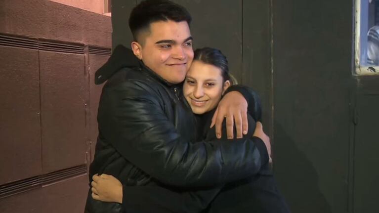 El abrazo más esperado.