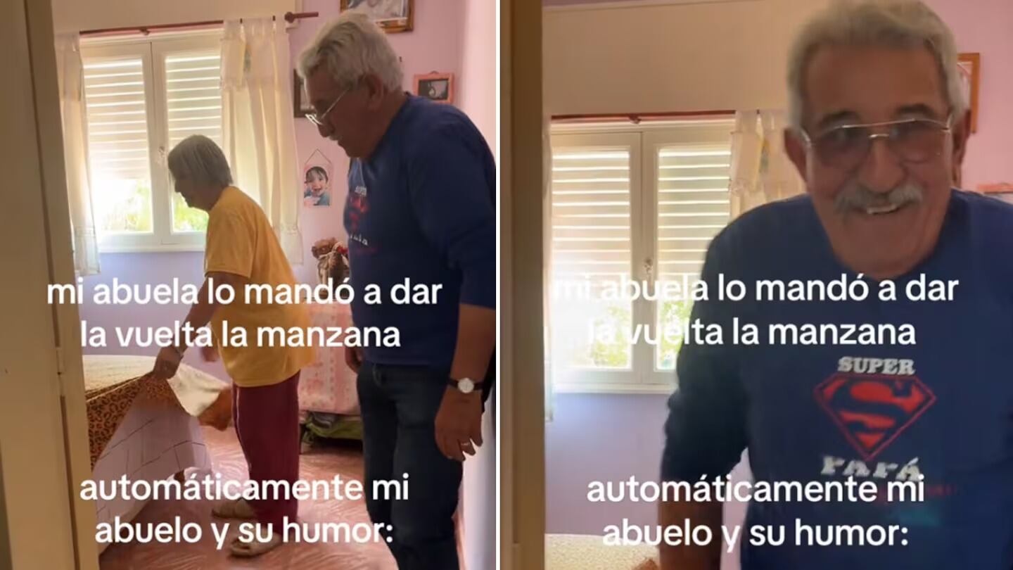 El abuelo bromeó y se volvió viral.