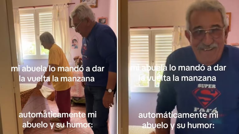 El abuelo bromeó y se volvió viral.