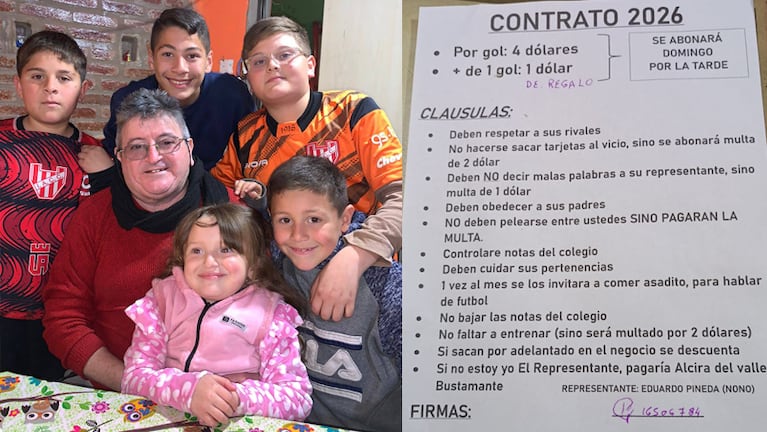 El abuelo Eduardo y los contratos que le hace firmar a sus nietos.
