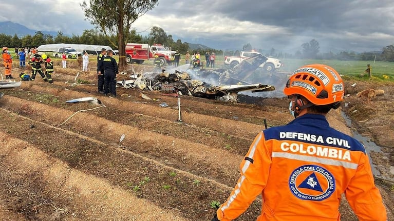 El accidente aéreo.