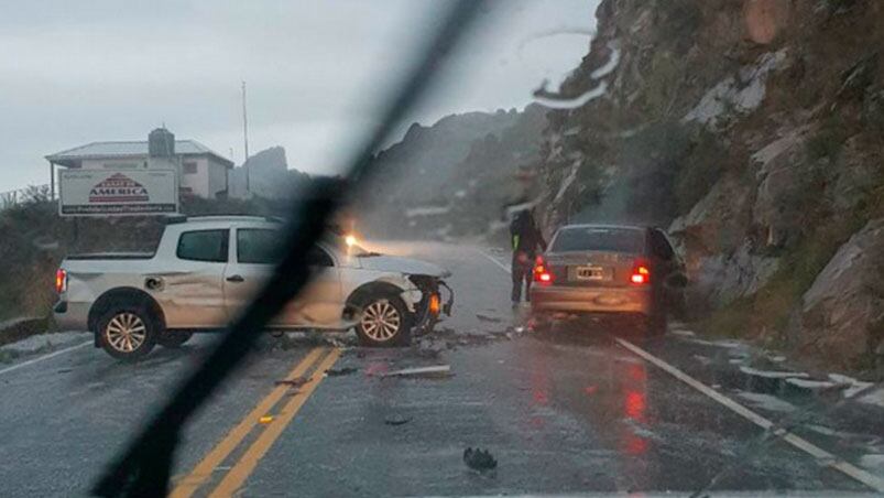 El accidente dejó dos muertos y un grave herido. 