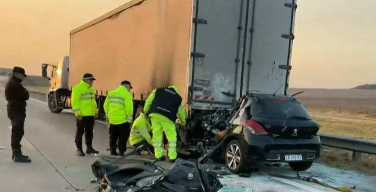 El accidente fatal fue en la autopista Córdoba-Rosario, a la altura de Cañada de Gómez (Santa Fe).