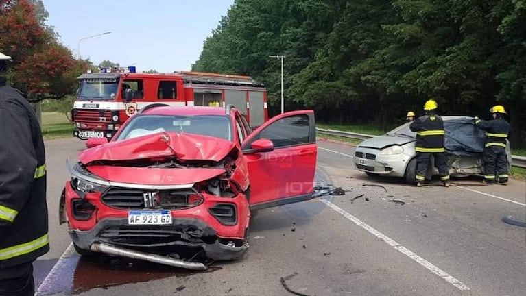 El accidente fatal tuvo lugar en la Ruta Nacional 158, a la altura de Las Perdices.