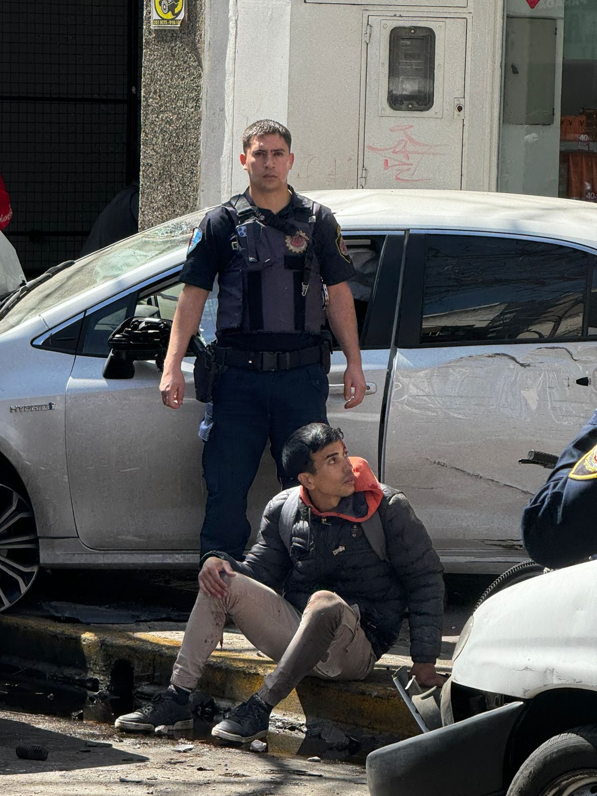 El accidente fue en plena hora pico en el Centro de Córdoba.