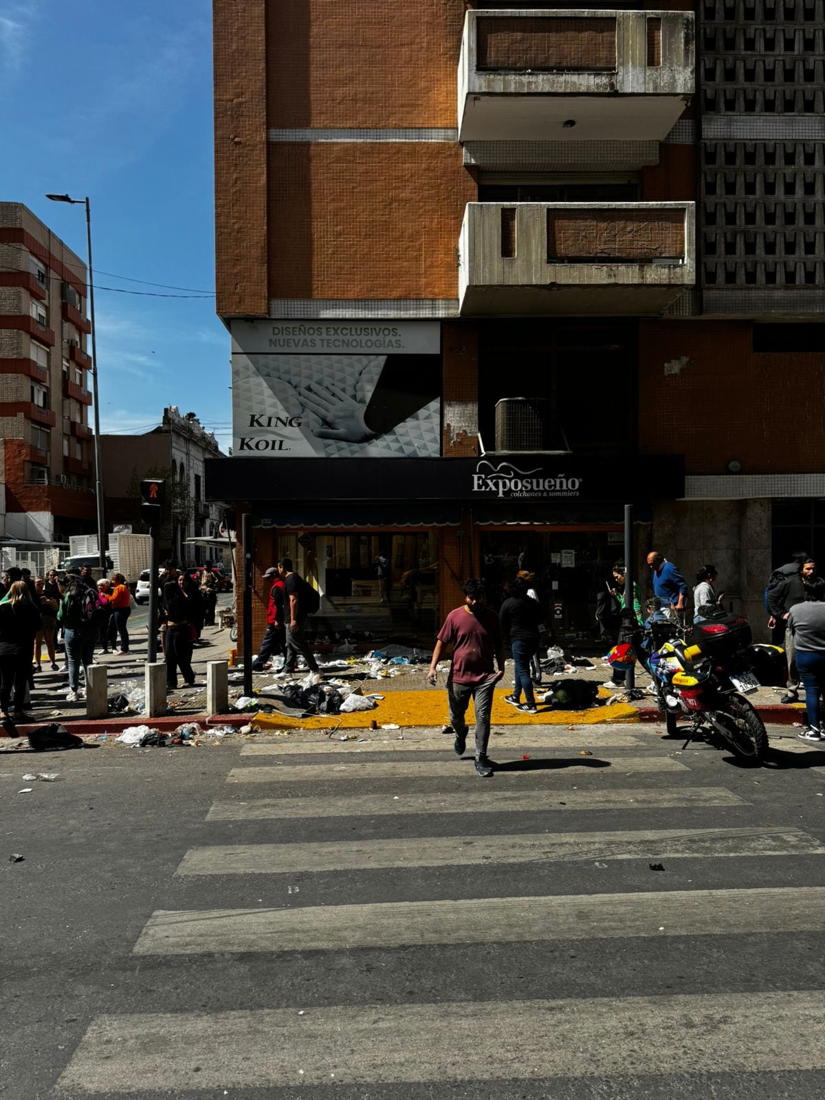 El accidente fue en plena hora pico en el Centro de Córdoba.