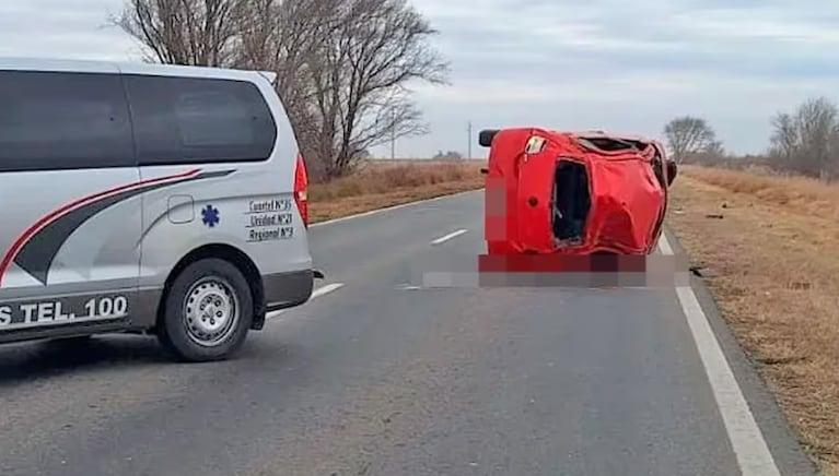 El accidente fue este sábado a la siesta en la ruta nacional 3.