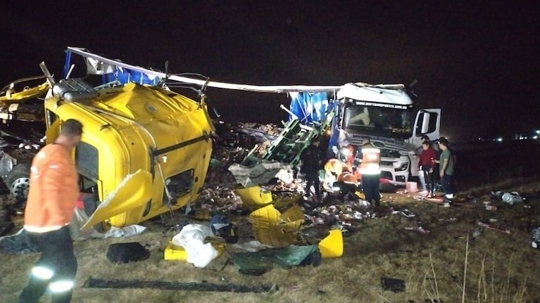 El accidente fue por alcance, informaron fuentes policiales.