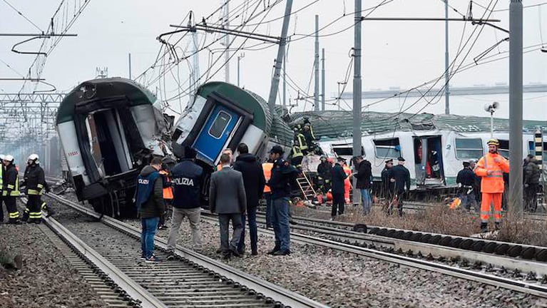 El accidente ocurrió a pocos kilómetros de la ciudad de Milán. 