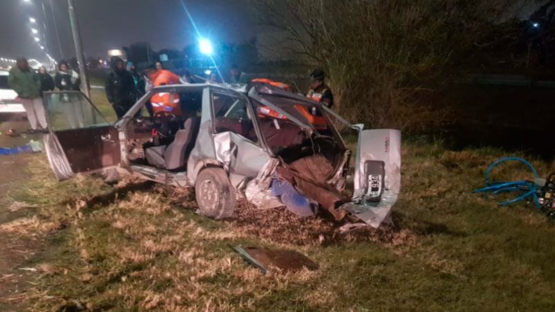 El accidente ocurrió cerca del Camino a 60 Cuadras.