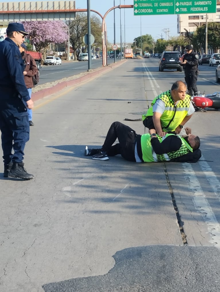 El accidente ocurrió en barrio Empalme de Córdoba.